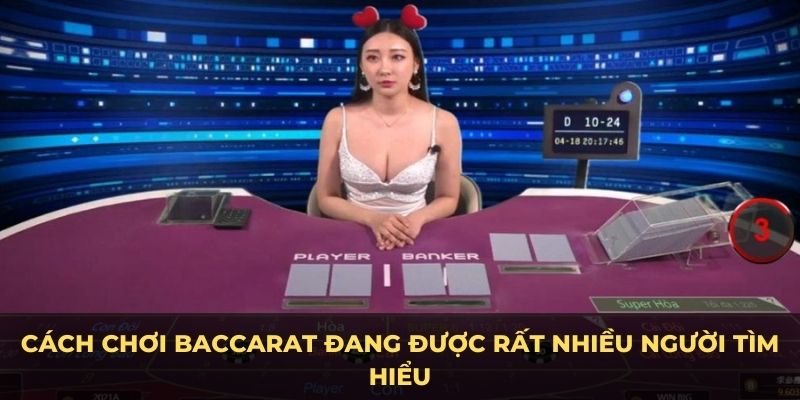 Cách chơi baccarat đang được rất nhiều người tìm hiểu